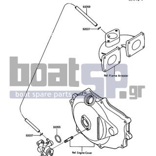 KAWASAKI - 650 SX 1990 - Engine/Transmission - Oil Pump