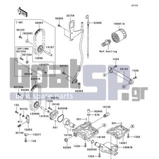 KAWASAKI - STX-15F 2010 - Κινητήρας/Κιβώτιο Ταχυτήτων - Oil Pump - 92042-014 - PIN,DOWEL,4X15.8