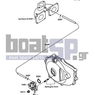 KAWASAKI - TS 1990 - Κινητήρας/Κιβώτιο Ταχυτήτων - Oil Pump