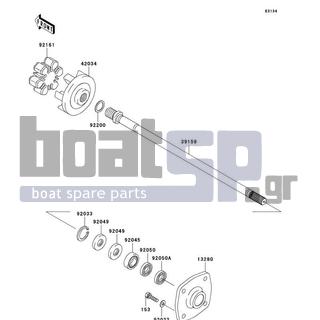 KAWASAKI - ULTRA 260LX 2010 - Engine/Transmission - Drive Shaft - 92033-3713 - RING-SNAP,42MM