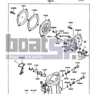 KAWASAKI - X2 1990 - Engine/Transmission - Carburetor