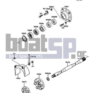 KAWASAKI - X2 1990 - Engine/Transmission - Drive Shaft