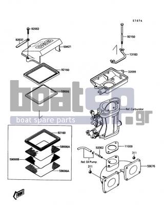 KAWASAKI - X2 1990 - Engine/Transmission - Flame Arrester