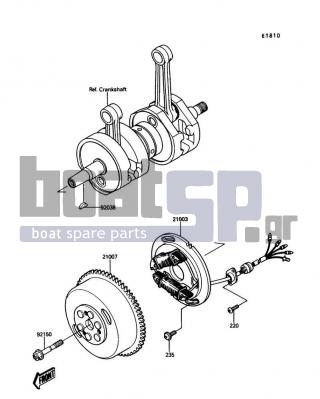 KAWASAKI - X2 1990 - Electrical - Generator