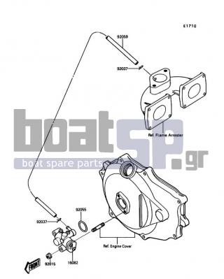 KAWASAKI - X2 1990 - Engine/Transmission - Oil Pump