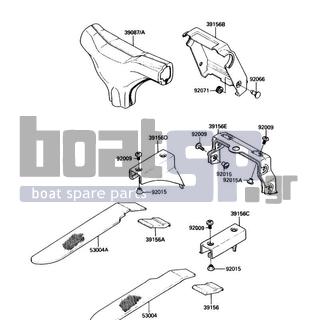 KAWASAKI - X2 1990 - Body Parts - Pads