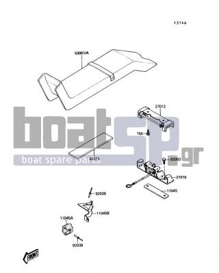 KAWASAKI - X2 1990 - Body Parts - Seat