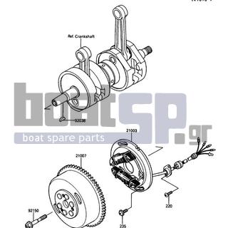 KAWASAKI - 650 SX 1989 - Electrical - Generator