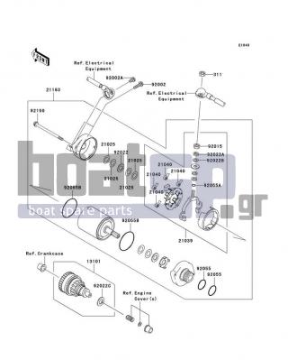 KAWASAKI - ULTRA 260LX 2010 - Electrical - Starter Motor