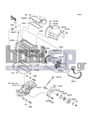 KAWASAKI - ULTRA 260LX 2010 - Engine/Transmission - Super Charger(US-KAW90606  09-)