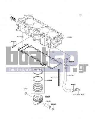 KAWASAKI - ULTRA 260X 2010 - Engine/Transmission - Cylinder/Piston(s)