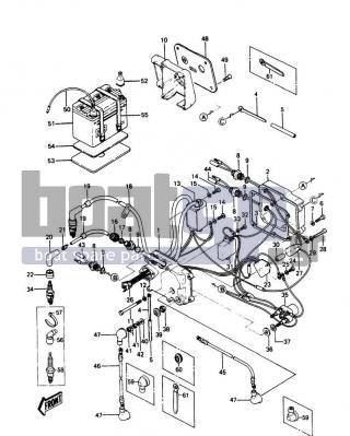 KAWASAKI - JS550 1989 - Ηλεκτρικά - ELECTRIC CASE - 92070-2078 - PLUG-SPARK,BR8ES(NGK)