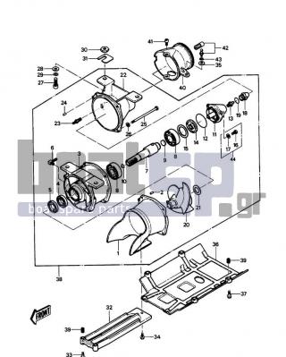 KAWASAKI - JS550 1989 - Πλαίσιο - JET PUMP - 92049-3010 - SEAL-OIL