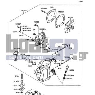 KAWASAKI - TS 1989 - Engine/Transmission - Carburetor - 49019-3707 - FILTER-FUEL,STRAINER