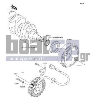 KAWASAKI - ULTRA 260X 2010 - Electrical - Generator - 13271-3847 - PLATE