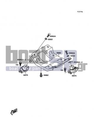 KAWASAKI - X2 1989 - Engine/Transmission - Engine Mount