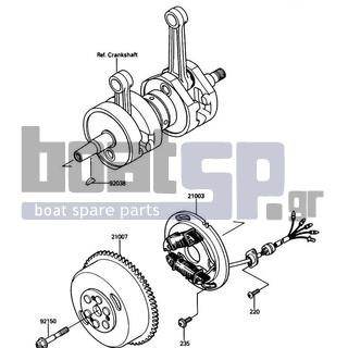 KAWASAKI - X2 1989 - Electrical - Generator