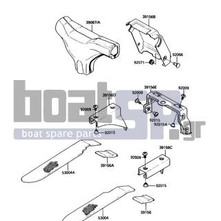 KAWASAKI - X2 1989 - Body Parts - Pads