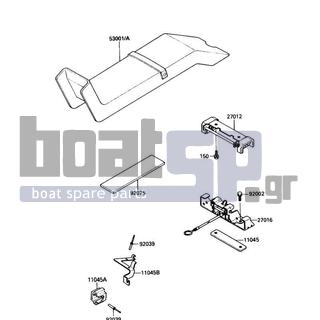 KAWASAKI - X2 1989 - Εξωτερικά Μέρη - Seat