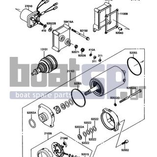 KAWASAKI - X2 1989 - Electrical - Starter Motor