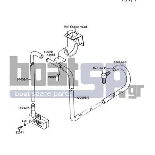 KAWASAKI - 300 SX 1988 - Body Parts - Bilge System