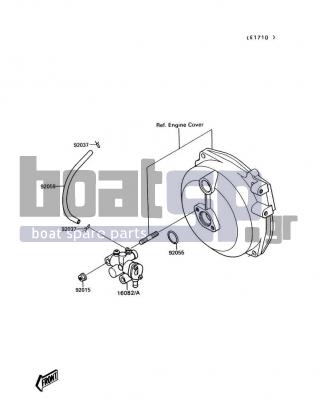 KAWASAKI - 300 SX 1988 - Engine/Transmission - Oil Pump