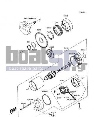 KAWASAKI - 300 SX 1988 - Electrical - Starter Motor(JS300-A2)