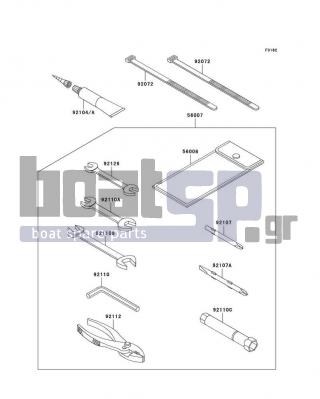 KAWASAKI - ULTRA 260X 2010 -  - Owner's Tools - 92104-0004 - GASKET-LIQUID,TB1211F,CLEAR