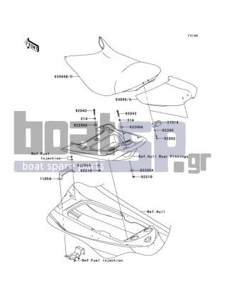 KAWASAKI - ULTRA 260X 2010 - Body Parts - Seat