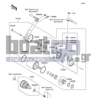 KAWASAKI - ULTRA 260X 2010 - Electrical - Starter Motor