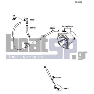 KAWASAKI - 650 SX 1988 - Body Parts - Bilge System