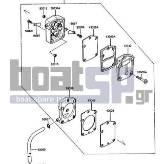 KAWASAKI - 650 SX 1988 - Electrical - Fuel Pump