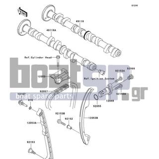 KAWASAKI - ULTRA LX 2010 - Engine/Transmission - Camshaft(s)/Tensioner