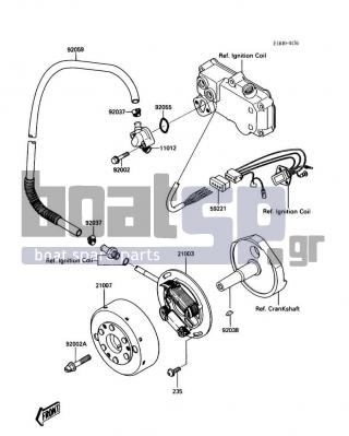 KAWASAKI - JS300 1988 - Electrical - Generator
