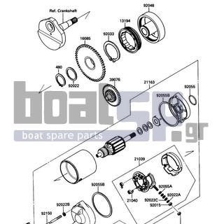 KAWASAKI - JS300 1988 - Electrical - Starter Motor - 39076-3701 - LIMITER,STARTER IDLE