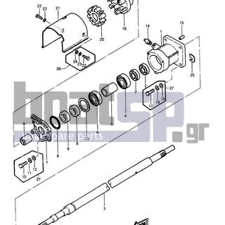 KAWASAKI - JS440 1988 - Engine/Transmission - DRIVE SHAFT