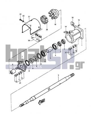 KAWASAKI - JS550 1988 - Engine/Transmission - DRIVE SHAFT