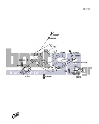 KAWASAKI - X2 1988 - Engine/Transmission - Engine Mount