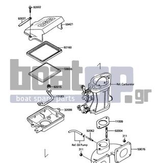 KAWASAKI - X2 1988 - Engine/Transmission - Flame Arrester