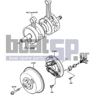 KAWASAKI - X2 1988 - Electrical - Generator