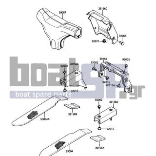 KAWASAKI - X2 1988 - Body Parts - Pads