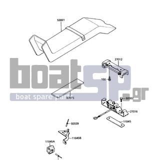 KAWASAKI - X2 1988 - Body Parts - Seat