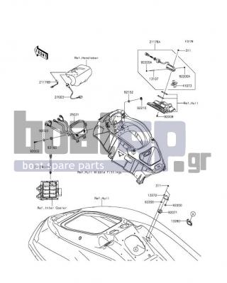 KAWASAKI - JET SKIΒ® ULTRAΒ® 310X 2016 - Electrical - Meters