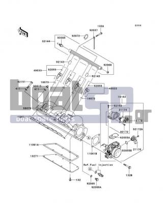 KAWASAKI - ULTRA LX 2010 - Engine/Transmission - Throttle