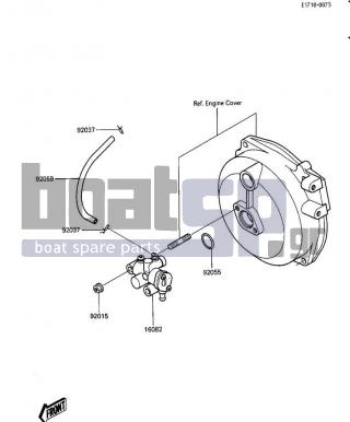 KAWASAKI - JS300 1987 - Engine/Transmission - OIL PUMP