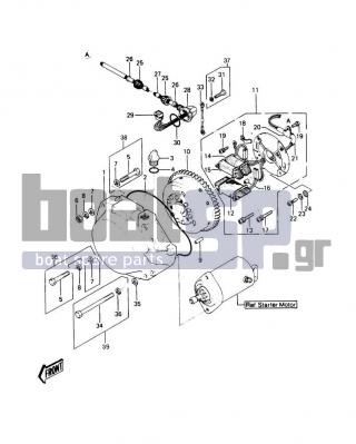 KAWASAKI - JS440 1987 - Electrical - Generator(JS440-A11)