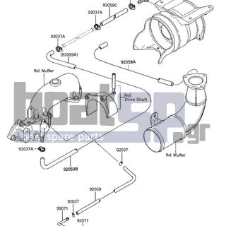 KAWASAKI - X2 1987 - Engine/Transmission - COOLING (JF650-A2) - 92037-1173 - CLAMP,SPARK PLUG CAP