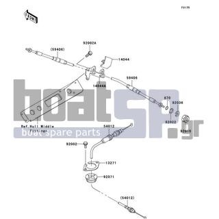 KAWASAKI - STX 2009 - Πλαίσιο - Cables