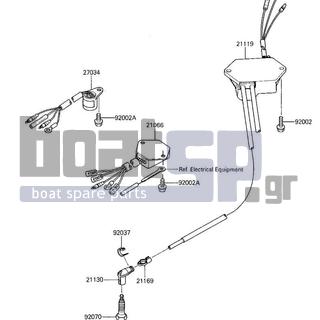 KAWASAKI - X2 1987 - Πλαίσιο - IGNITION (JF650-A1) - 11060-3708 - GASKET