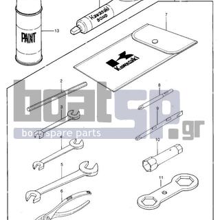 KAWASAKI - JS440 1986 -  - OWNER TOOLS (JS440-A10)